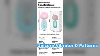Unicorn Vibrator 0 Patterns Αδιάβροχο